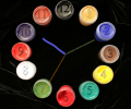 Paintbrush Clock screensaver Скриншот 0