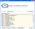 Quick Corporate Minutes Скриншот 0