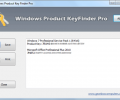 Windows Product Key Finder Professional Скриншот 0