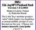CliÃ© Jog MP3 Playback Hack Скриншот 0