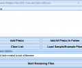 Rename Multiple Files With Time and Date Software Скриншот 0