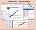 Auction Decorator - Auction Maker Wizard Скриншот 0