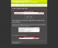 Google Page Rank Checker Скриншот 0