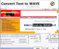 Aldo's Text-to-WAVE Скриншот 0