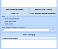 WhoIs Lookup Multiple Addresses Software Screenshot 0
