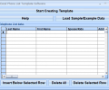 Excel Phone List Template Software Скриншот 0