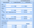 MS Word Rental Application Template Software Скриншот 0