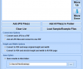 Convert Multiple JPG Files To PDF Files Software Скриншот 0