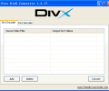 Free DivX Converter Скриншот 0