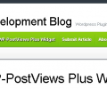 WP PostViews Plus widget Скриншот 0