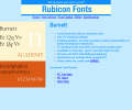 Burnett Font TT Скриншот 0