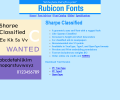 Sharpe Classified Font TT Скриншот 0