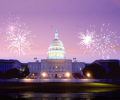 Fireworks on Capitol Animated Wallpaper Скриншот 0