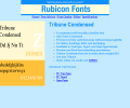 Tribune Condensed Font OpenType Скриншот 0