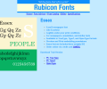 Essex Font OpenType Скриншот 0