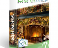 Xmass Fireplace - Animated Wallpaper Скриншот 0