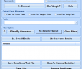 Yahoo! Mail Extract Email Addresses Software Скриншот 0