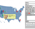 Click-and-Drag Map of USA Скриншот 0