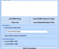 Convert Multiple WMA Files To MP3 or WAV Files Software Скриншот 0