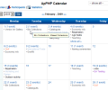 ApPHP Calendar - PHP Calendar Script Скриншот 0