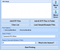 Print Multiple RTF Files Software Скриншот 0