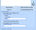 Convert Multiple Line File To Single Line or Single Line To Multiple Line Software Скриншот 0