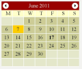Flash Web Calendar by StivaSoft Скриншот 0
