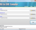 MSI to EXE Compiler Screenshot 0