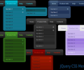 jQuery CSS Menu Style 06 Screenshot 0