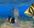 Aquarium Clock 3D Screensaver Скриншот 0