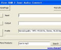 CFTsoft Free RAM 2 Zune Audio Convert Скриншот 0