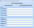 MS Word Wedding Invitation Template Software Скриншот 0