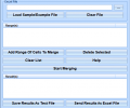 Excel Merge Lists Into One Software Скриншот 0