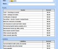 Excel Personal Financial Statement Template Software Скриншот 0