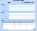 Excel Team Roster Template Software Скриншот 0