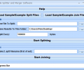 File Splitter and Merger Software Скриншот 0