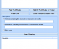 Filter Text Lists Software Скриншот 0