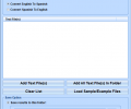 English To Spanish and Spanish To English Converter Software Скриншот 0
