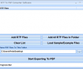 RTF To PDF Converter Software Скриншот 0