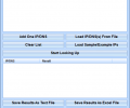IP To DNS or DNS To IP Batch Converter Software Скриншот 0