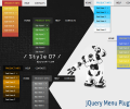 jQuery Menu Plugin Style 07 Скриншот 0