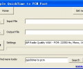 Free Apple QuickTime to PCM Fast Скриншот 0