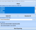 MS Access Export Multiple Tables To HTML Files Software Скриншот 0