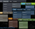 jQuery Multi Level Menu Style 11 Скриншот 0