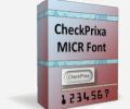 CheckPrixa MICR E13B Font Скриншот 0