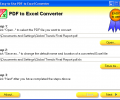 Easy-to-Use PDF to Excel Converter Скриншот 0