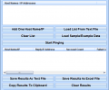 Ping Multiple Host Names and IP Addresses Software Скриншот 0