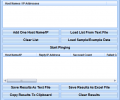 Ping Multiple Host Names and IP Addresses Software Screenshot 0