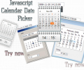 Javascript Calendar Date Picker Скриншот 0