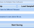 Open One File And Save As Multiple Files Software Скриншот 0